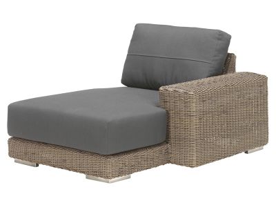 4 Seasons Outdoor Serie Kingston, Chaiselounge Modul, Armlehne links