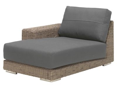 4 Seasons Outdoor Serie Kingston, Chaiselounge Modul, Armlehne rechts