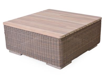 4 Seasons Outdoor Serie Kingston, Kaffeetisch, Teak Top 85x85 cm