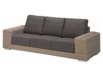 4 Seasons Outdoor Serie Kingston, Loungesofa 3 Sitzer