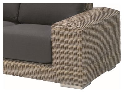 4 Seasons Outdoor Serie Kingston, Loungesofa 3 Sitzer