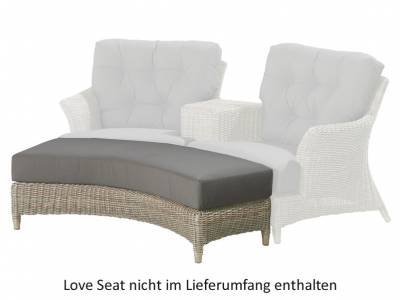 4 Seasons Outdoor Serie Valentine, Fußhocker für Valentine Love Seat