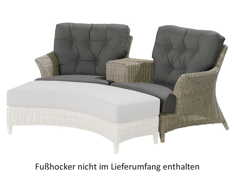 4 Seasons Outdoor Serie Valentine, Love Seat Loungesessel