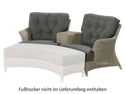 4 Seasons Outdoor Serie Valentine, Love Seat Loungesessel