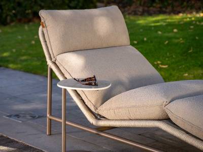 4 Seasons Outdoor Tahiti Sunbed inkl. Kissen, terre