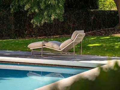 4 Seasons Outdoor Tahiti Sunbed inkl. Kissen, terre