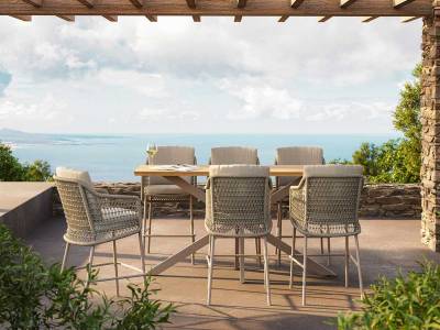 4 Seasons Outdoor Tramonti Barstuhl, latte