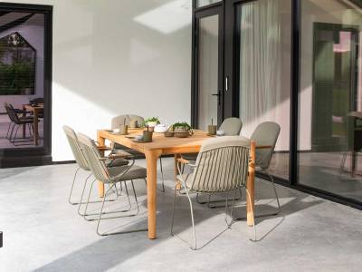 4 Seasons Outdoor Veneto Stuhl olive mit Polster
