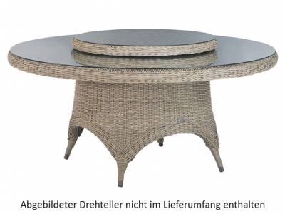 4 Seasons Outdoor Victoria, Gartentisch, Ø 170 cm mit Schirmloch
