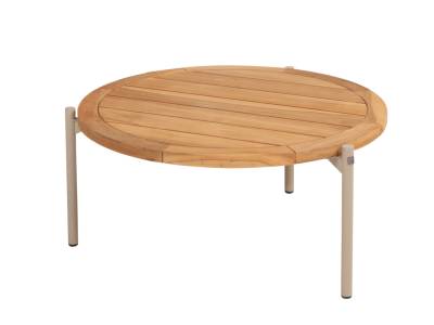 4 Seasons Outdoor Yoga Kaffeetisch teak latte, Ø 73 cm
