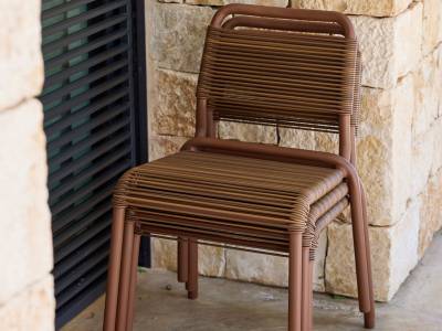 Cane-line Al Dente Stuhl, Desert Red