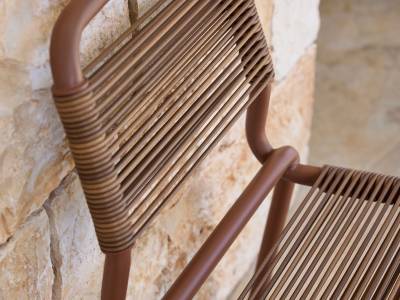 Cane-line Al Dente Stuhl, Desert Red