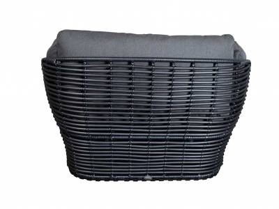 Cane-line Basket Loungesessel, Inkl. Cane-line AirTouch Kissensatz, Cane-line Weave Grey