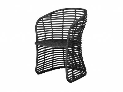 Cane-line Basket Sessel, Cane-line Weave, Graphite