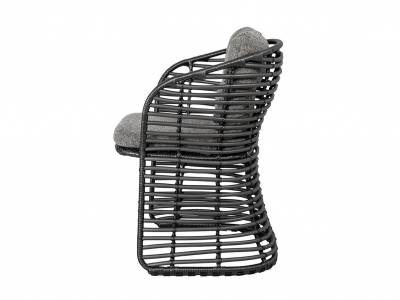 Cane-line Basket Sessel, Cane-line Weave, Graphite