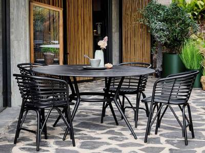 Cane-line Blend Sessel Outdoor, Lava Grey