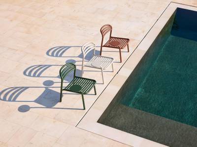 Cane-line Bliss Loungesessel mit Beistelltisch, Dark green