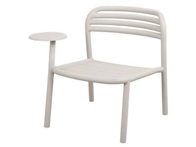 Cane-line Bliss Loungesessel mit Beistelltisch, Sand