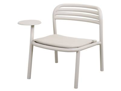 Cane-line Bliss Loungesessel mit Beistelltisch, Sand