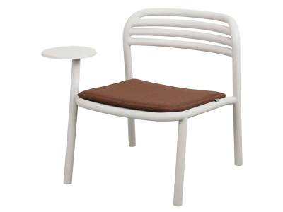 Cane-line Bliss Loungesessel mit Beistelltisch, Sand