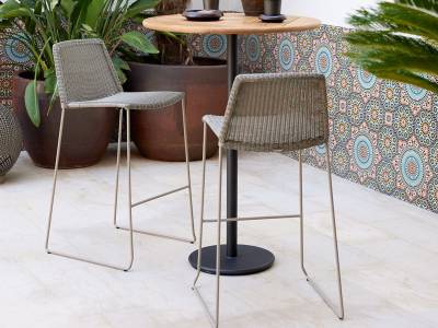 Cane-line Breeze Barhocker, stapelbar, Sand
