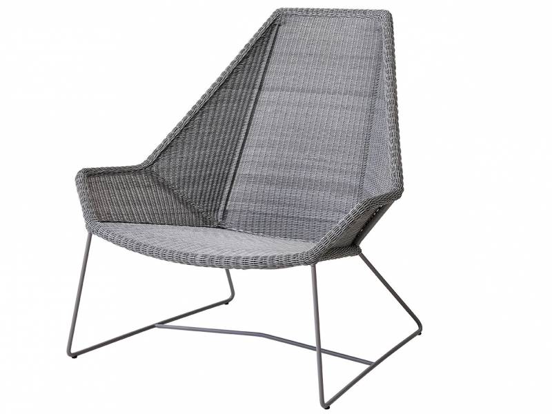 Cane-line Breeze Highbacksessel, light grey