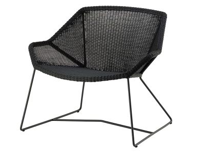 Cane-line Breeze Loungesessel, schwarz