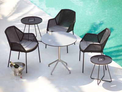 Cane-line Breeze Sessel, schwarz AKTIONS-SET 4 Stück