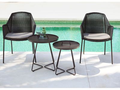 Cane-line Breeze Sessel, schwarz AKTIONS-SET 4 Stück