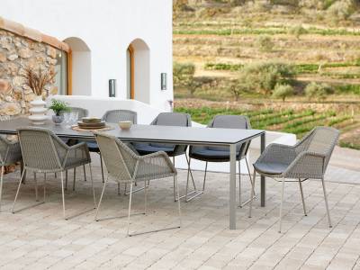 Cane-line Breeze Stuhl Sand, stapelbar