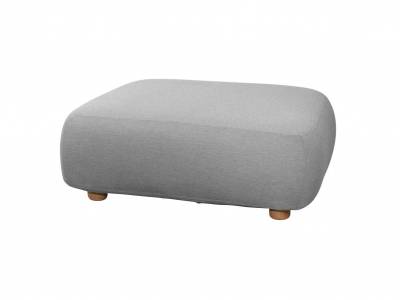 Cane-line Capture Pouf, light grey