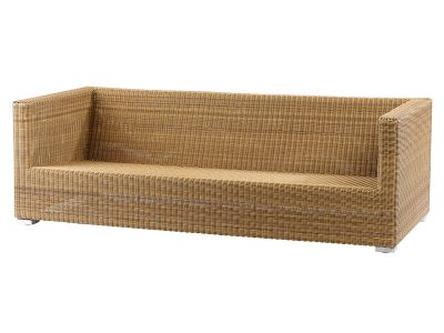 Cane-line Chester 3 Sitzer Loungesofa, Natur