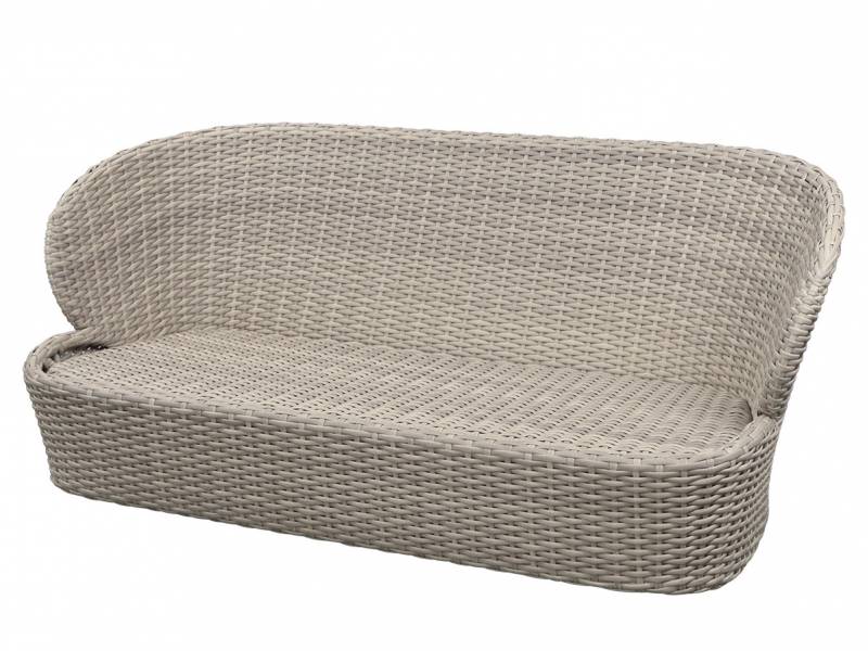 Cane-line Coast 2½-Sitzer-Sofa, Sand