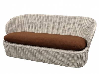Cane-line Coast 2½-Sitzer-Sofa, Sand