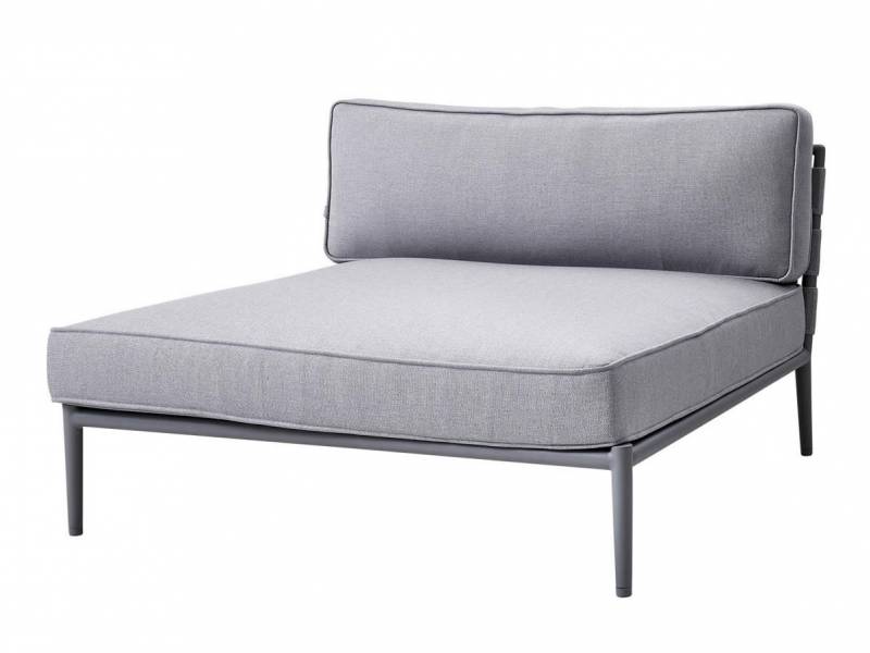Cane-line Conic Daybed Modul inkl. Airtouch Kissensatz, Light Grey