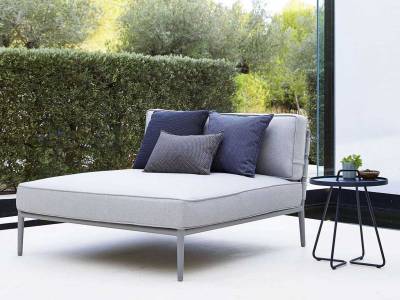 Cane-line Conic Daybed Modul inkl. Airtouch Kissensatz, Light Grey