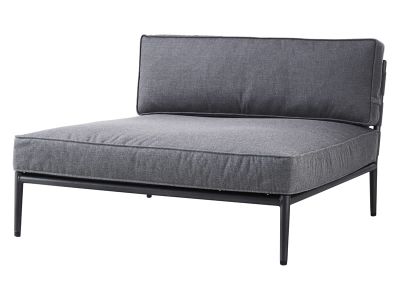 Cane-line Conic Daybed Modul inkl. Kissensatz, grau