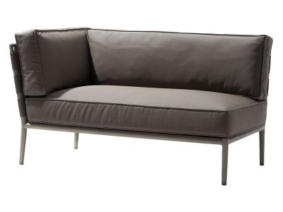 Cane-line Conic Softtouch 2 Sitzer Modulsofa rechts, braun