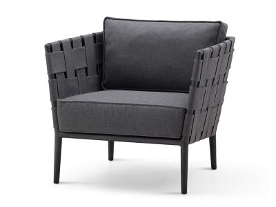 Cane-line Conic Softtouch Loungesessel, grau