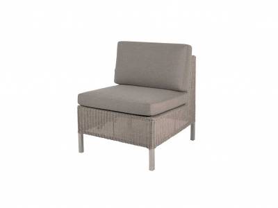 Cane-line Connect Dining Lounge Einzelmodul, taupe, inkl. Kissen
