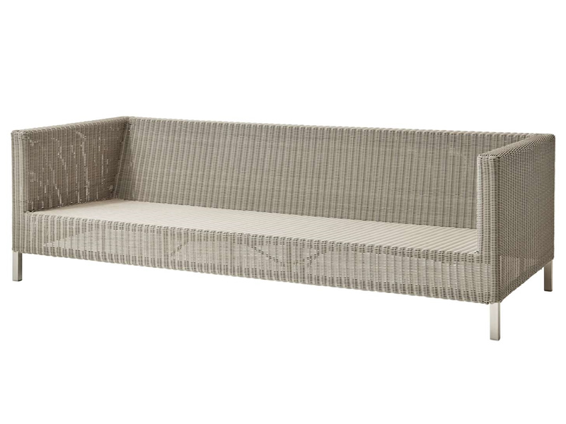 Cane-line CONNECT Lounge 3-Sitzer Sofa, taupe