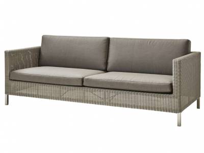 Cane-line CONNECT Lounge 3-Sitzer Sofa, taupe