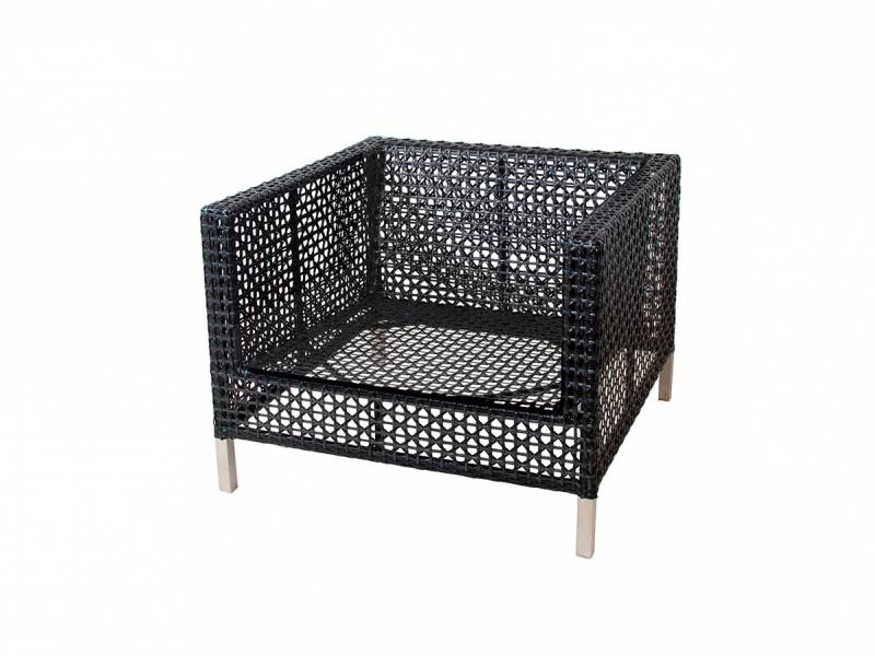 Cane-line CONNECT Lounge Sessel, Black Anthrazit