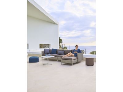 Cane-line CONNECT Lounge Sessel, taupe, inklusive Kissen