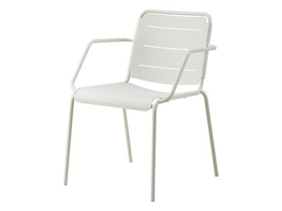 Cane-line Copenhagen Gartenstuhl mit Armlehne, weiss