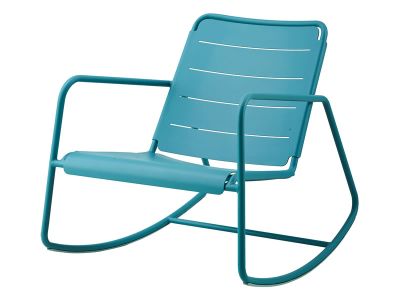 Cane-line Copenhagen Schaukelstuhl, aqua