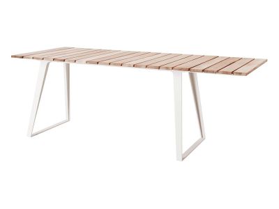 Cane-line Copenhagen Teak Tisch, Weiß