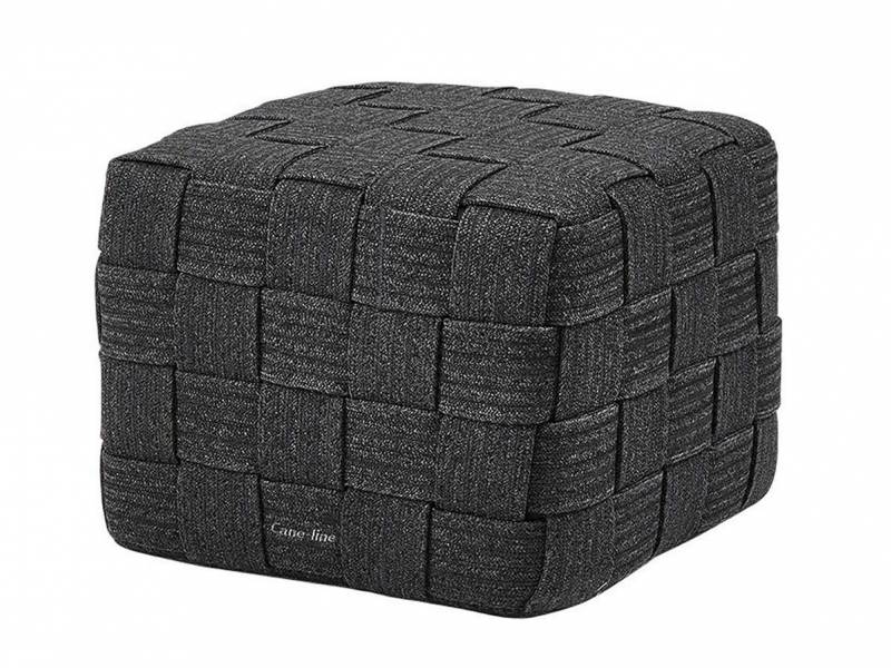 Cane-line Cube Hocker, Dark Grey