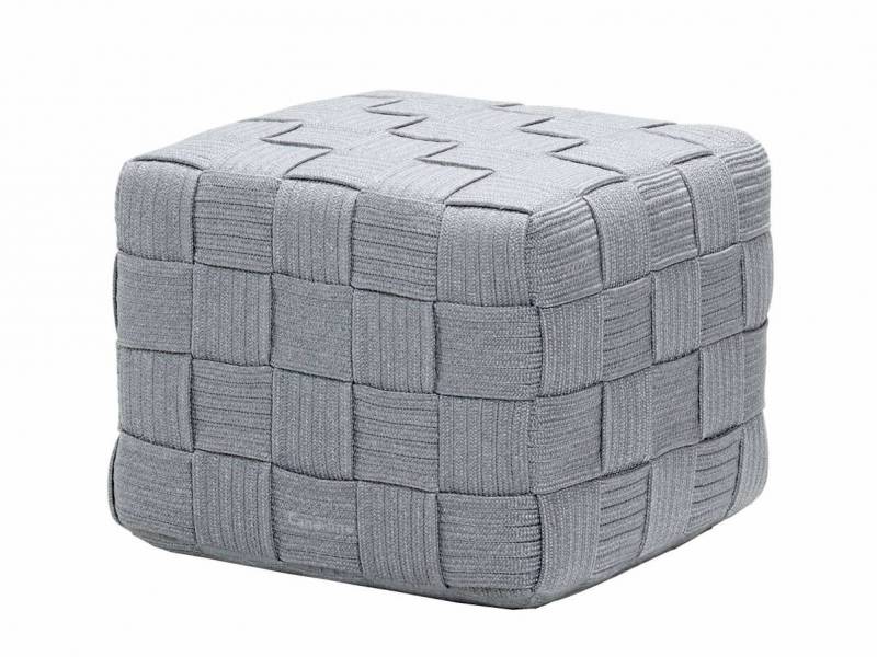 Cane-line Cube Hocker, Light Grey