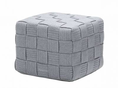 Cane-line Cube Hocker, Light Grey